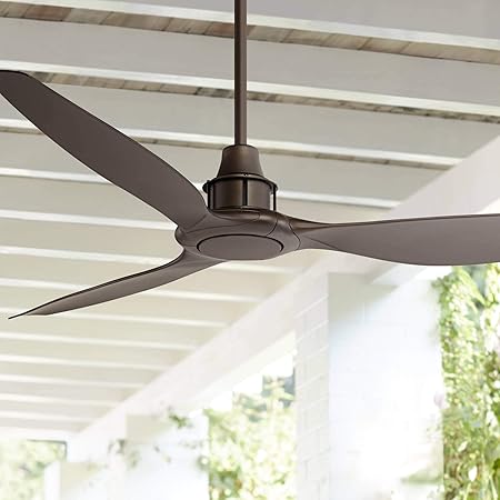 58 Interceptor Modern Outdoor Ceiling Fan With Remote Oil Rubbed