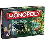 Monopoly Rick and Morty Board Game | Based on the hit Adult Swim series Rick & Morty | Offically Licensed Rick Morty Merchandise | Themed Classic Monopoly Game