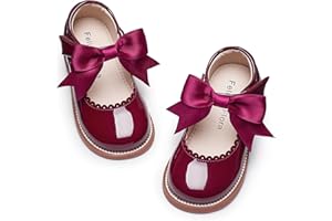 Felix & Flora Toddler Little Girl Mary Jane Dress Shoes - Ballet Flats for Girl Party School Shoes