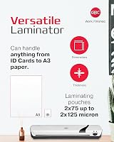 GBC Inspire+ A3 Laminator with Starter Set 5 Pouches Hot Cold Laminating view 4