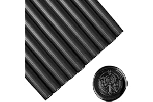 SHOWIN Glue Gun Sealing Wax Sticks for Wax Seal Stamp -Black, Great for Wedding Invitations, Cards Envelopes, Snail Mails, Wine Packages, Christmas Gift Ideas, Pack of 10
