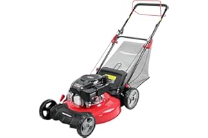 PowerSmart Self Propelled Gas Lawn Mower 22-Inch with 170cc OHV Engine, RWD Single-Speed 3-in-1 with Bagging DB8622S