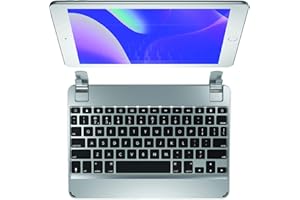Brydge 9.7 Wireless Keyboard Compatible with iPad 6th Gen (2018), iPad 5th Gen (2017), iPad Pro 9.7 inch, iPad Air 1, iPad Air 2 (Silver)