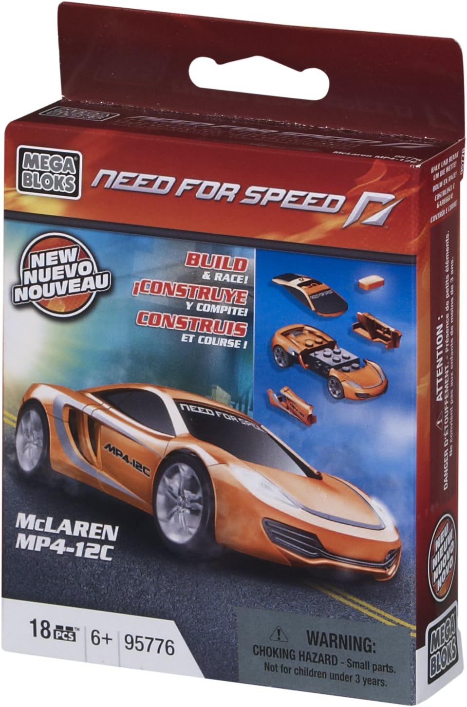 Mega Bloks Need For Speed Mclaren Mp4 12c Storage Accessories