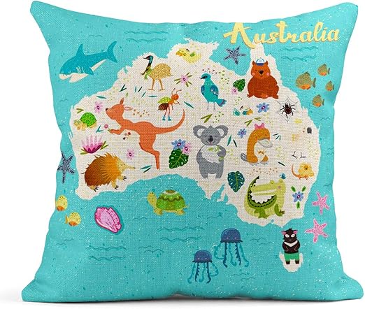 Amazon Com Emvency Decor Flax Throw Pillow Covers Case Australia