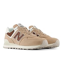 New Balance Women's 574 V2 Sneaker, Flat Taupe/Rich