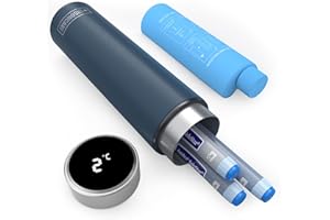 DISONCARE Odyssey 60H Insulin Cooler Travel case Temp Display Medication Cooler for Medicine Travel TSA Approved Ice Pack Dia