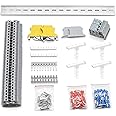 GUETNEU Terminal Block Kit, Rail Type Voltage Terminal, Rail Combined Terminal Block