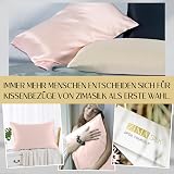 ZIMASILK 100% Mulberry Silk Pillowcase 19 Momme 80x80cm Pink view 7