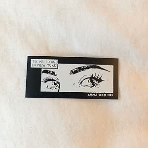 amazon com brandy melville sticker i ll meet you in new york black white office products