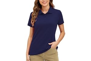 Decrum Polo Shirts for Women Trendy Lightweight Casual Womens Golf Shirt Short Sleeve Tops