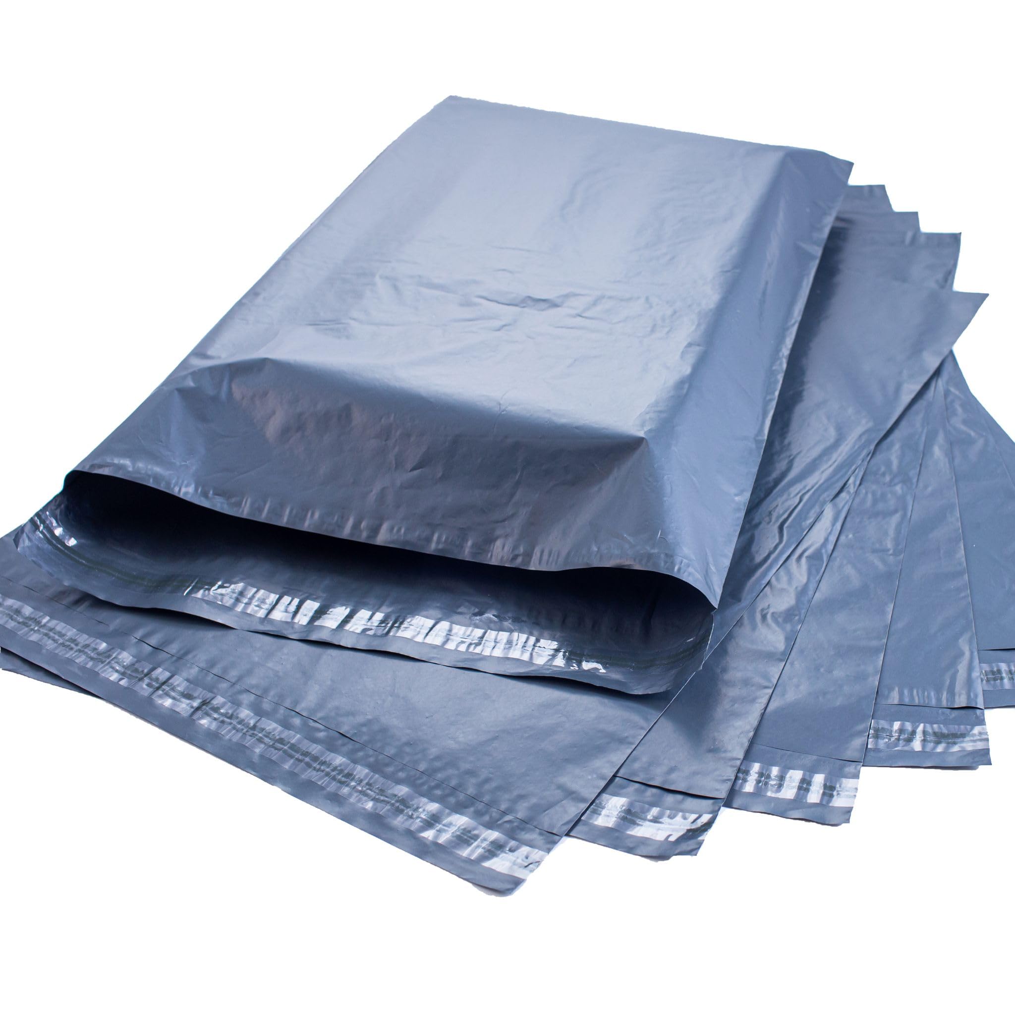 100 Sealable Mailing Bags- 10" x 14"- Postal Grey Envelopes for Packaging and Posting- Self Seal