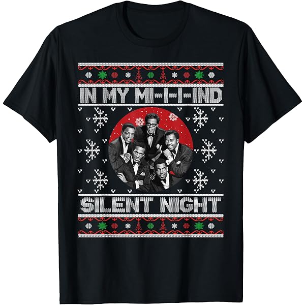 Amazon.com: Funny Christmas Temptations in my mind silent night T
