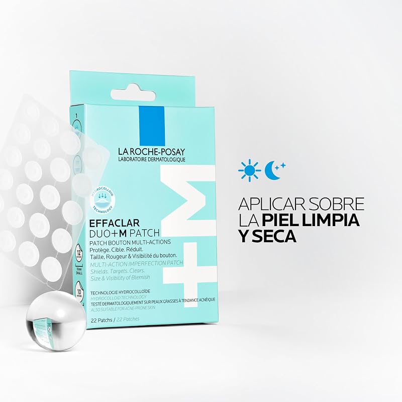 , Effaclar Duo+M Parches, Parches invisibles piel acneica