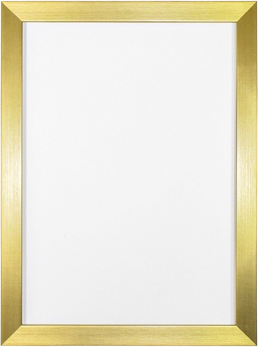 Memory Box Rainbow Range Picture/Photo/Poster frame with Perspex Sheet - Moulding 19mm Wide and 15mm Deep - (14.8 x 21cm) Gold A5