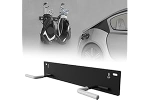 Chenteel Wall Mounted Golf Bag Storage Rack,Golf Bag Storage Rack for Garage,Golf Bag Organizer for Garage,Golf Bag Hangers/Holder/Hook for Garage,Golf Storage System & Accessories