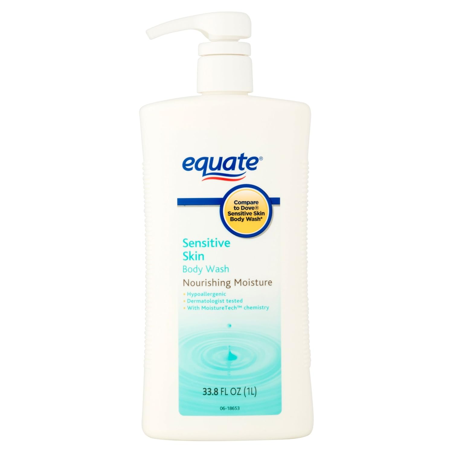 Equate Sensitive Skin Unscented Body Wash, 1000ml Amazon.co.uk Beauty