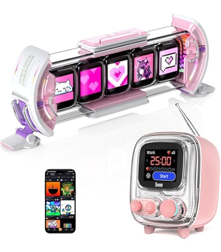 【即日配送】Divoom ディブーム　Times Frame ネオンピンク 即日配送】Divoom ディブーム Times Frame ネオンピンク