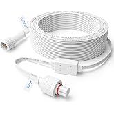 16FT Extension Cable for Govee Permanent Outdoor Lights | White IP68 Waterproof Cable with Signal Amplifier Driver,for Govee H705A H705B H705C H706A H706B H706C H806A H806B H806C
