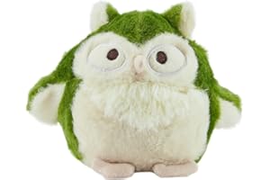 Charming Pet Howling Hoots Green Owl Plush Squeaky Dog Toy