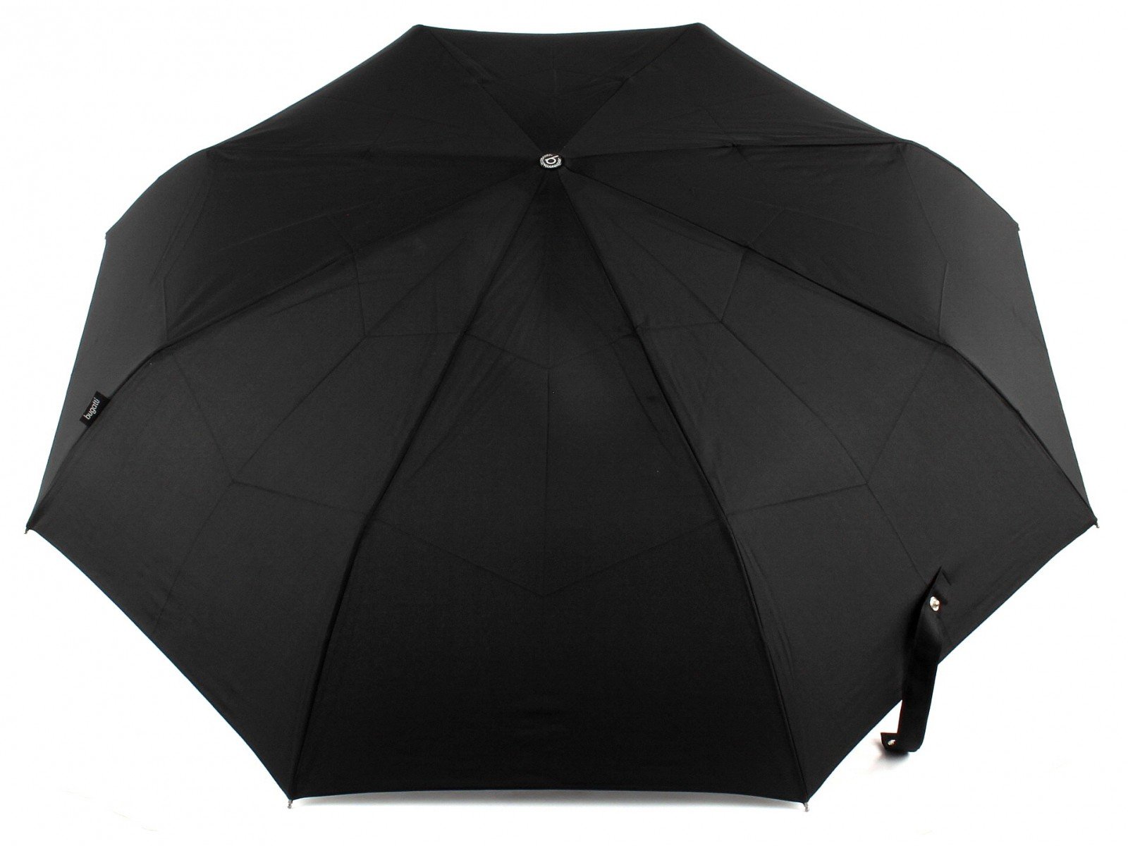 Bugatti Gran Turismo Carbon Pocket Umbrella – Sporty High-Tech Umbrella – Automatic Open/Close – For Best Protection – Black
