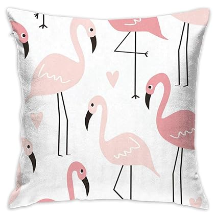 Amazon Com Throw Pillows Covers Cute Pink Flamingos Pillow Case