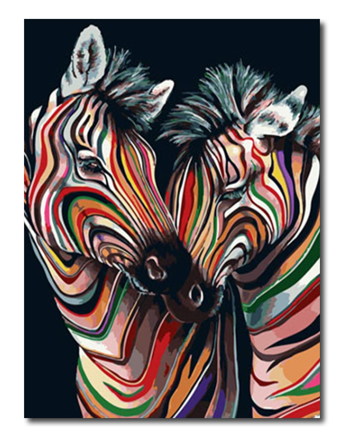 Shukqueen Paint by Number, DIY Oil Painting for Adults, Beginner's, 16X20 Inch, Frameless