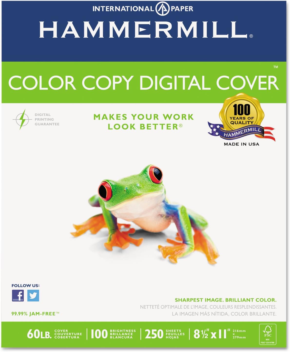 HAM122549 - Hammermill Copier Digital Cover Stock : Scrapbooking Kits : Office Products