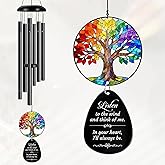 Memorial Wind Chimes Gifts for Loss of Mom Dad, Sympathy Gifts for Loss of Loved One, 29 inches Sympathy Wind Chimes for Funeral, Unique Grief Bereavement Gift, Condolences Present for Loss