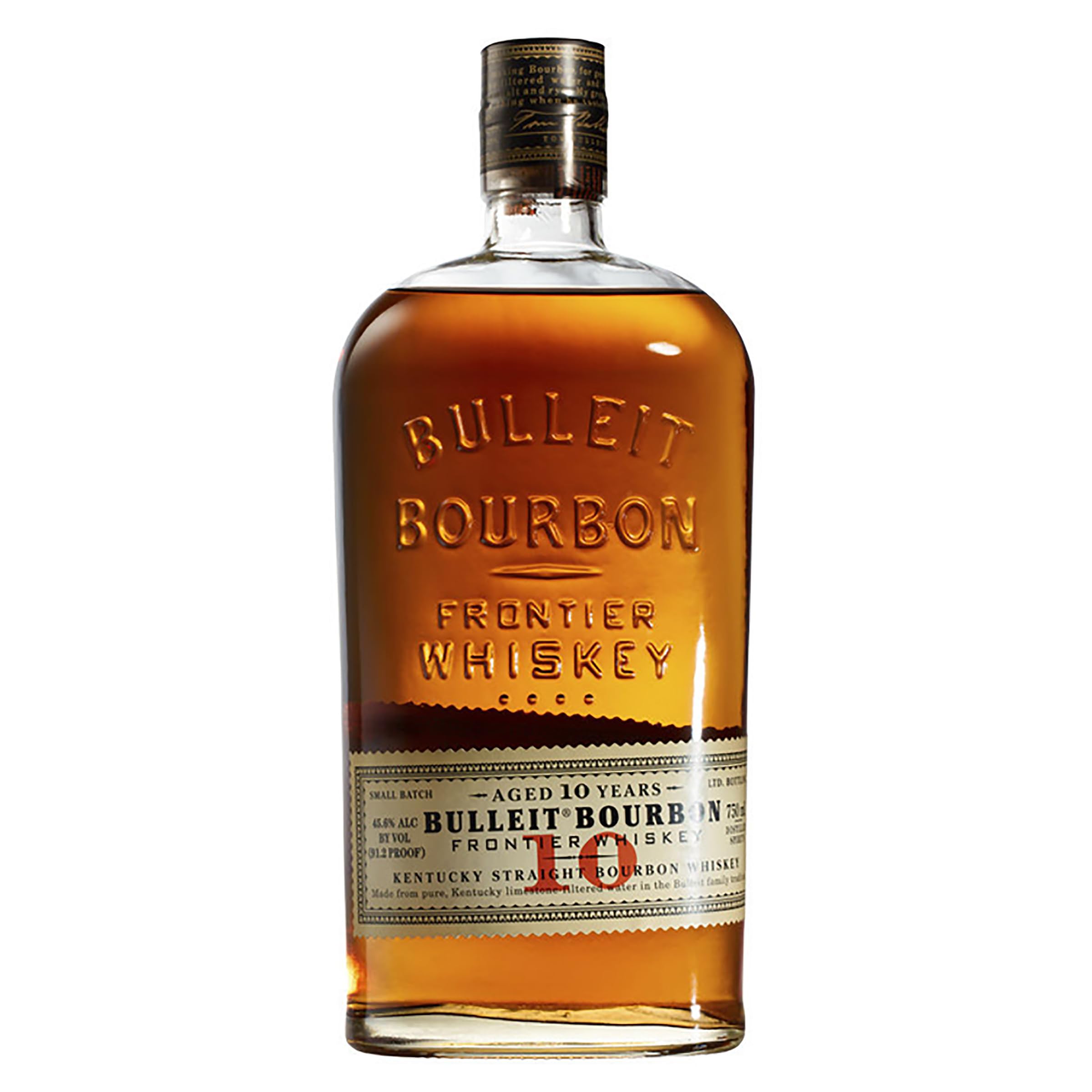 Bulleit 10 Jahre, Bourbon American Frontier Whiskey, 45.6% Vol, 700ml