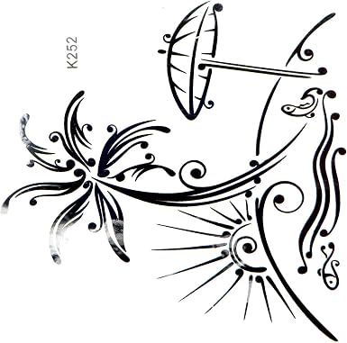 Amazon Com Holiday Beach Palm Tree Temporary Tattoo Body Tattoos