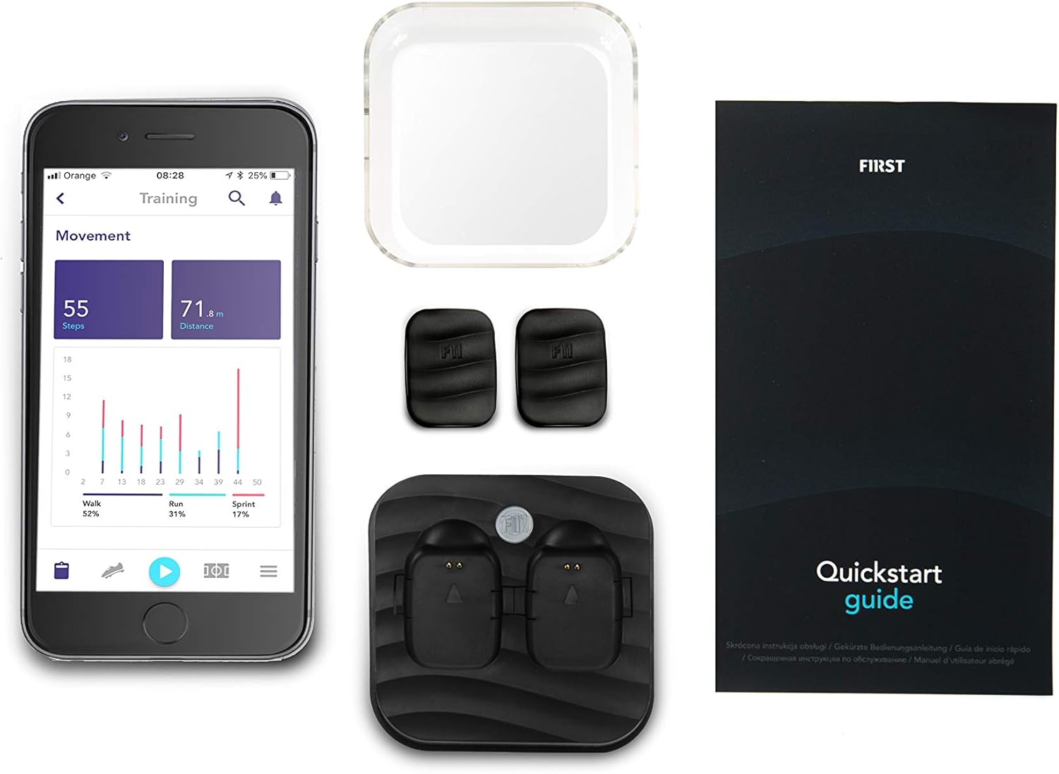 First11 Soccer Tracker Advanced Training System (2 Sensors) Track