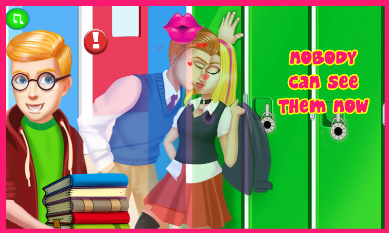 High School Life Love Kissing - Thumbnail 2
