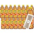 Lipton Peach Iced Tea 16.9 fl oz Plastic Bottles 15 pack + 15 Sugarcane Disposable Straws by KOOL8SHOP Infinite Deals
