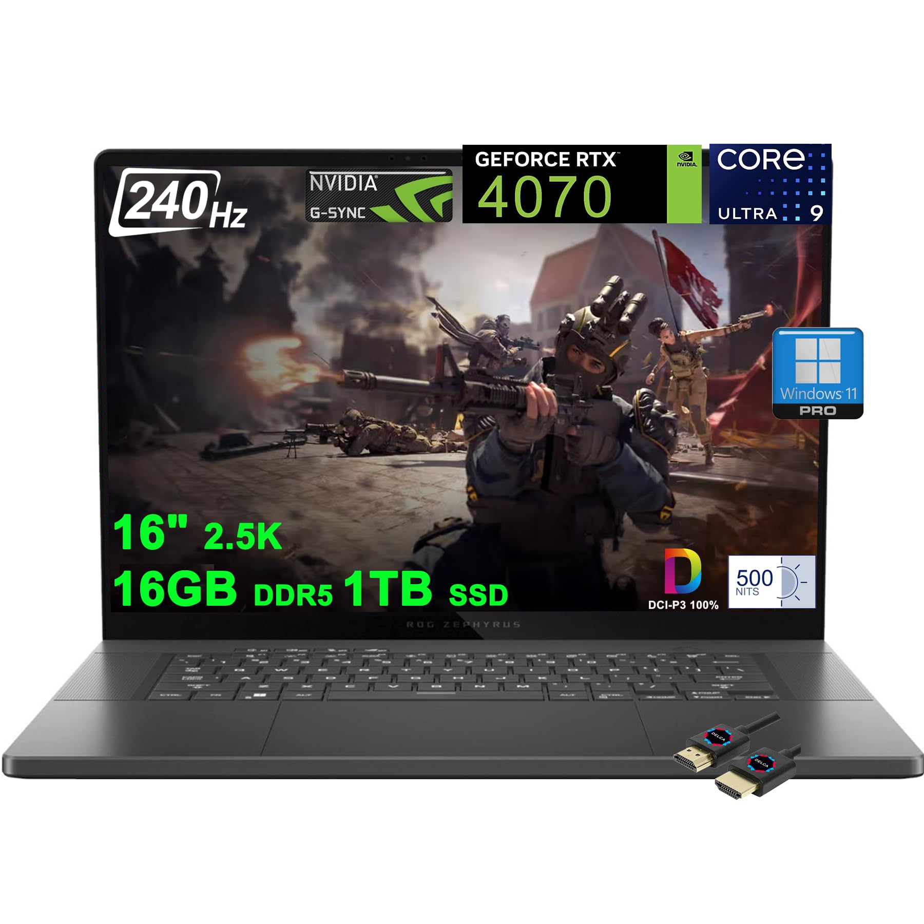 ASUS ROG Zephyrus G16 Gaming Laptop | 16" 2560x1600