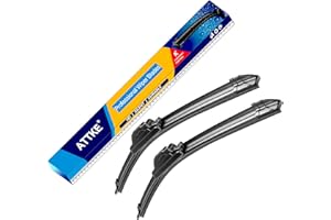 ATTKE 28" + 14" OEM Quality Front Windshield Hook Wiper Blades OE Original Style (Set of 2)