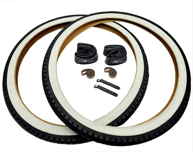 26 Inch Bike Tires, Beach Cruiser, Durable Wire Bead Tires