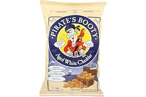 HERSHEY'S Pirate Brands PIRATES Booty Aged White Cheddar Rice & Corn Snack 10 Oz