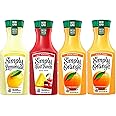 Simply Juice Variety Pack |Orange Pulp-Free, Fruit Punch and Lemonade | 4 pk./52 fl. oz.