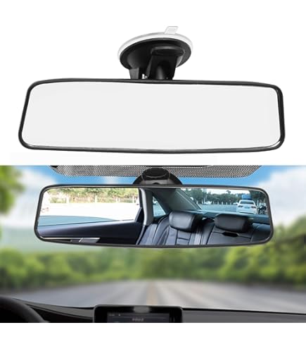 MINI Cooper Rearview Mirror Cover Case - UK Union Jack Design For F Series Hatchback, Convertible, Countryman With Anti-Dazzle (F54, F55, F56, F57, F60)