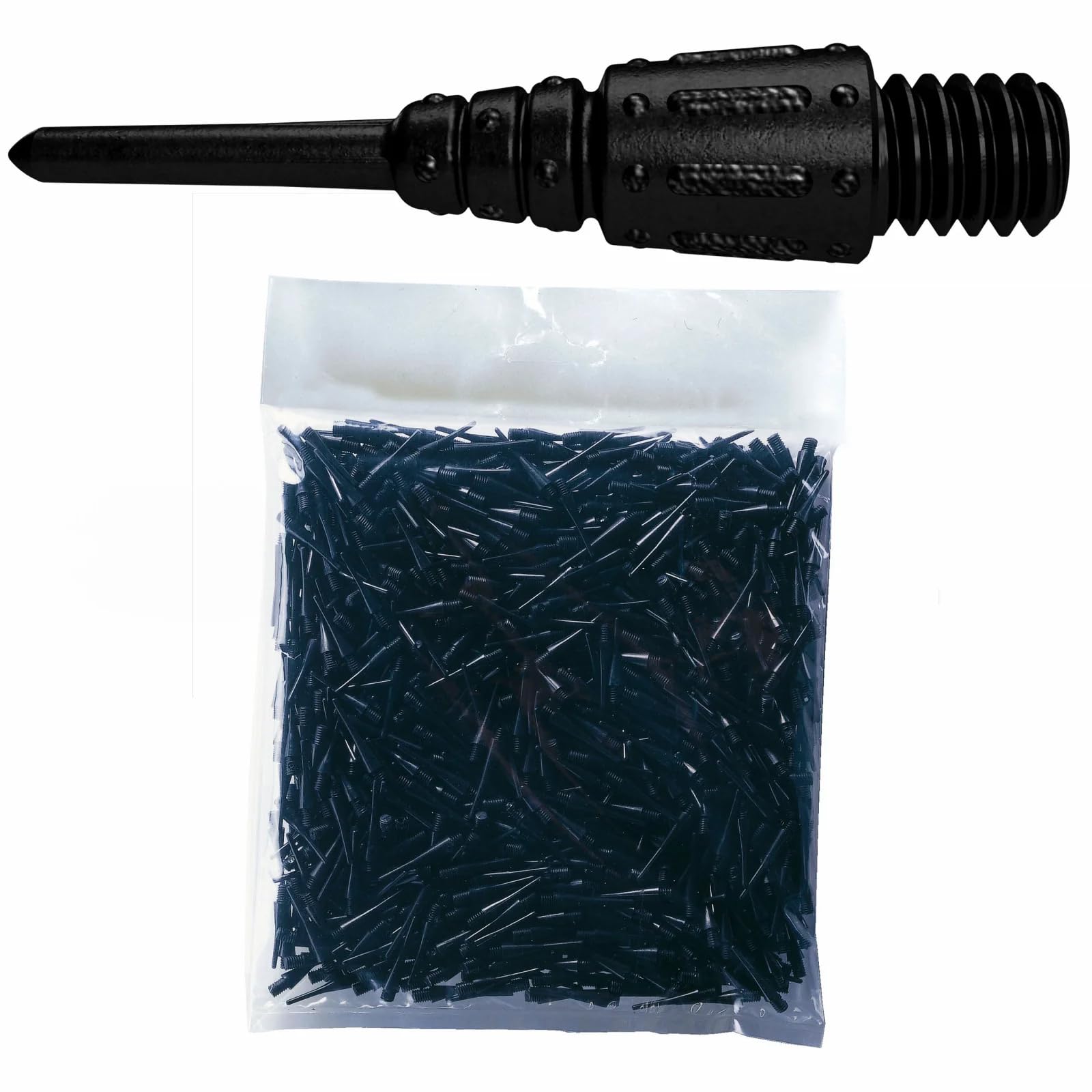 Unicorn Replacement Epic Soft Tip Dart Points | Black | 1000 per Pack
