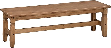 Mercers Furniture Corona Bench Pine 5 Ft Amazon Co Uk Kitchen
