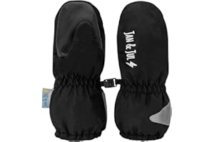 JAN & JUL Waterproof Rain Mittens for Babies and Toddlers