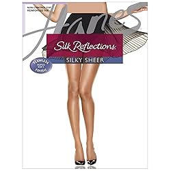 Hanes Silk Reflections Non Control Reinforced Toe