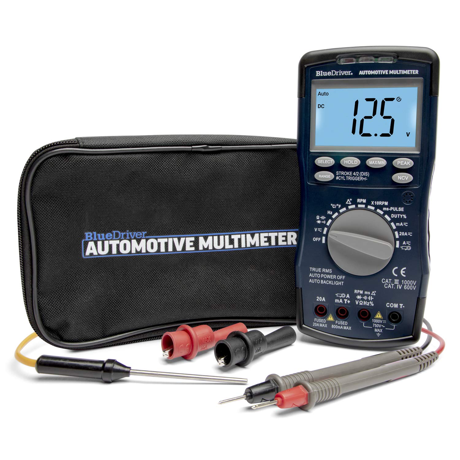 Auto Ranging BlueDriver Automotive Multimeter Lemur Vehicle Monitors
