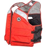 Mustang Industrial Mesh Life Jacket, Orange