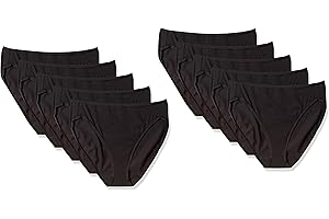 �鶹�� Essentials Womens Cotton High Leg Brief Underwear (Available in Plus Size)