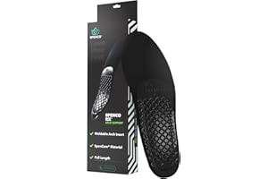 Spenco Rx Arch Support - Lightweight, Orthotic Shoe Inserts with 4-Way Stretch Fabric & SpenCore Layer for Shock Absorption, Odor Control & All-Day Comfort & Stability - Fits Most Shoes