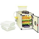 Hatching Time Incubators for Hatching Eggs, CT60SH Egg Setter &amp; Hatcher | 60 Eggs Setter and Hatcher cabinet with automatic egg turning and humidity control for chicken, quail, duck and poultry eggs