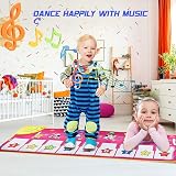Caftymids Piano Music Dance Mat Educational Toy 19 Keys 8 Instrument Icons view 2
